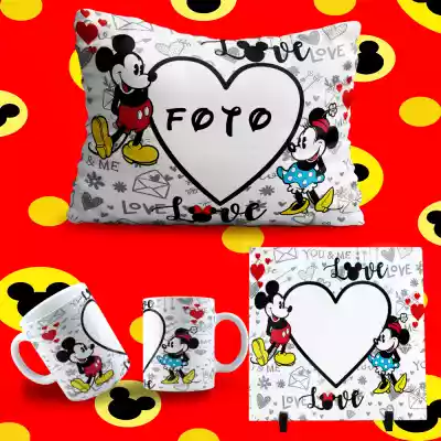 vectores plantilas MICKEY MOUSE,AMOR,CARICATURA,MARCO FOTO,